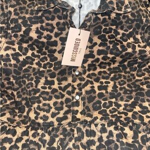 Missguided Leopard Print Dress